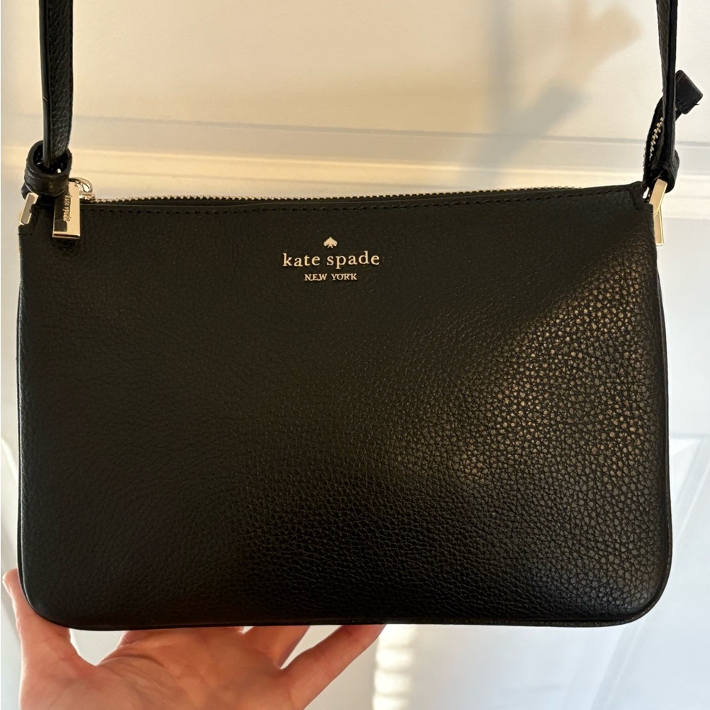 Kate Spade Black Leather Crossbody Bag